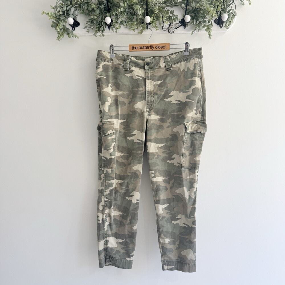 Madewell Plus Size Camouflage Cargo Pants 33 XX84